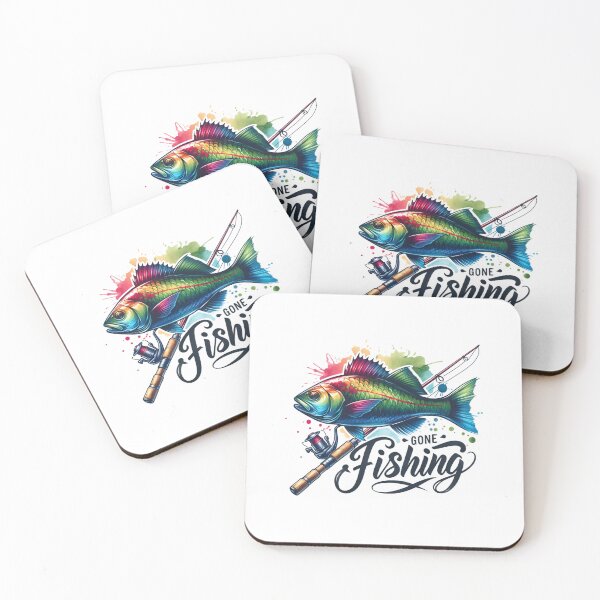 Item preview, Gone Fishing – Classic Catch Design for T-Shirts, Mugs, Stickers & More designed and sold by artedigital99.