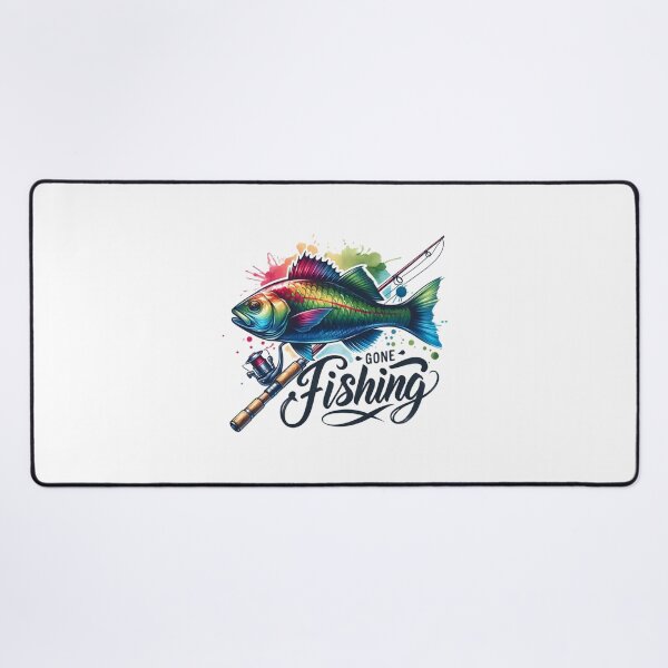 Item preview, Gone Fishing – Classic Catch Design for T-Shirts, Mugs, Stickers & More designed and sold by artedigital99.