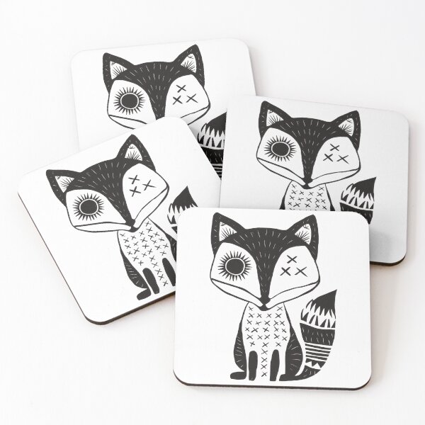 Item preview, Abstract Fox designed and sold by Angry Swan Designs.