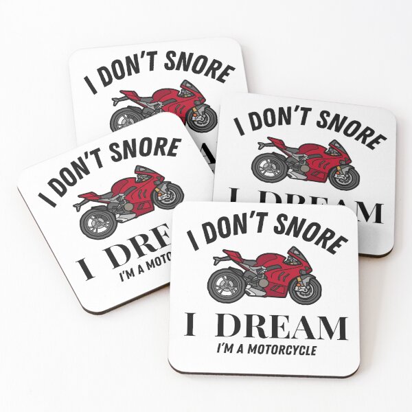 Item preview, I Don't Snore, I Dream I'm a Motorcycle,funny saying for motocyrcle lovers designed and sold by ikramart11.