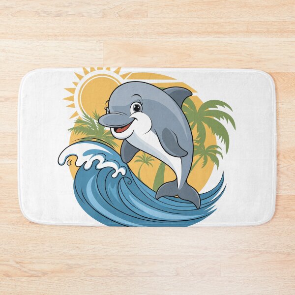 Item preview, Tropical dolphin designed and sold by FusiTink.