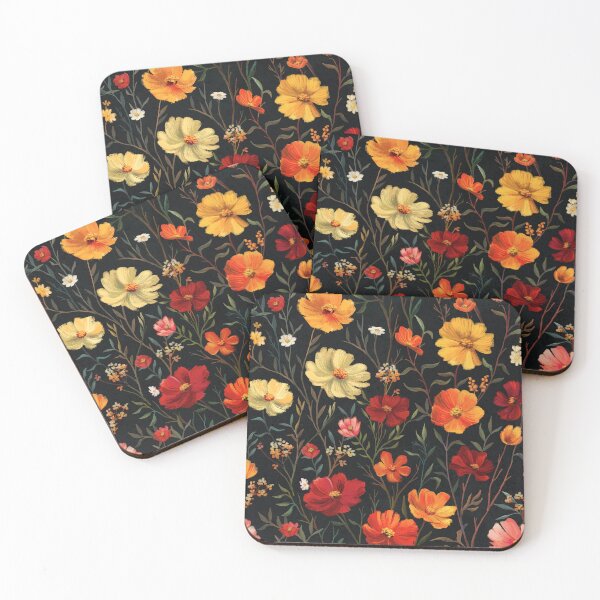 Item preview, Colorful Fall Florals Pattern designed and sold by artofclaire.