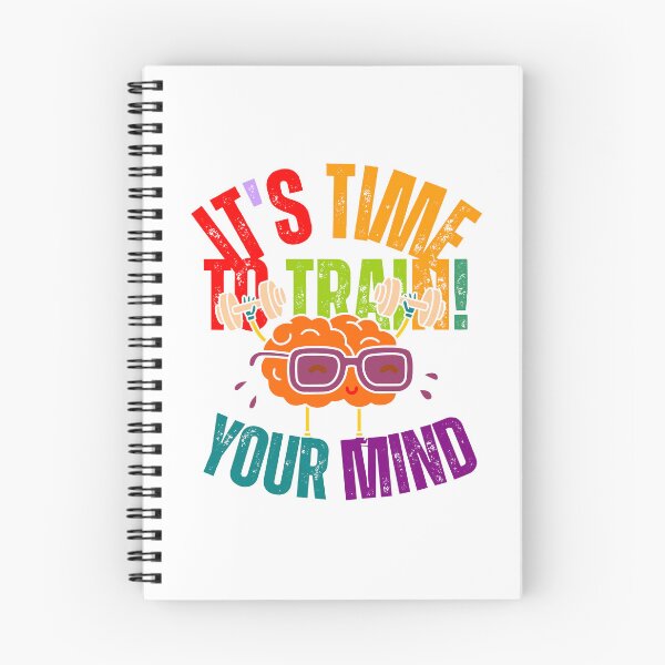 Item preview, It's Time To train Your Mind | A Cute Brain Illustration designed and sold by adlkh.