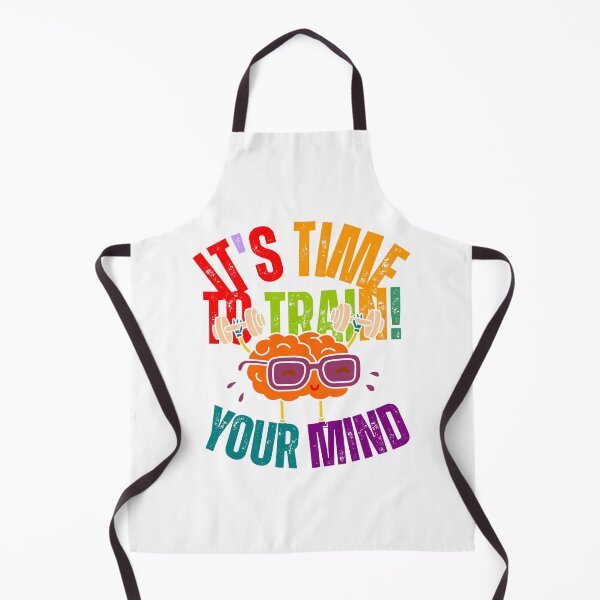Item preview, It's Time To train Your Mind | A Cute Brain Illustration designed and sold by adlkh.