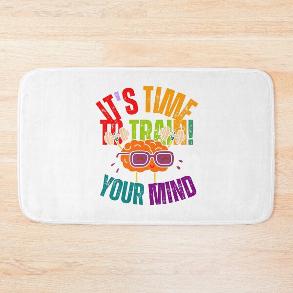 Item preview, It's Time To train Your Mind | A Cute Brain Illustration designed and sold by adlkh.