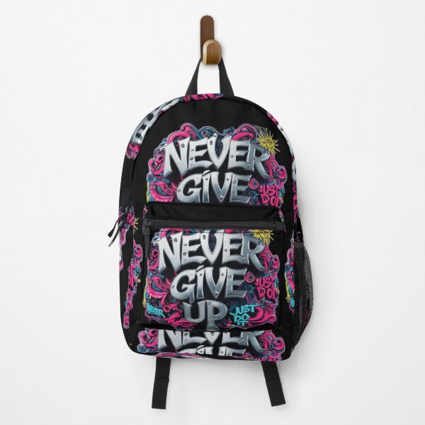 Item preview, Siver , Never give up pink new School test  designed and sold by Kingnr9.
