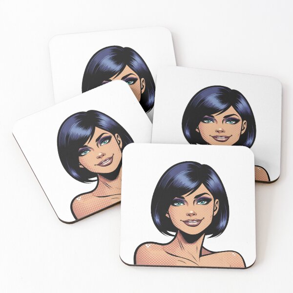 Item preview, Retro Comic Girls - Vintage Pop Art Women Illustrations, Classic 70s 80s Comic Style, Retro Girl Power Designs designed and sold by BlissfulPrintz.