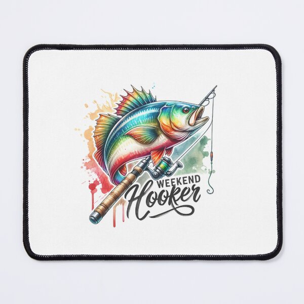 Item preview, Weekend Hooker – Fishing Fun Design for Outdoor Enthusiasts designed and sold by artedigital99.
