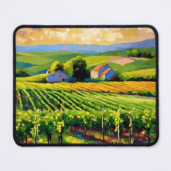Item preview, Vineyard at dawn designed and sold by MoodyFrames.