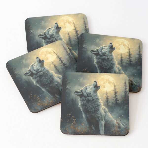Item preview, Howling wolf designed and sold by valerko26.