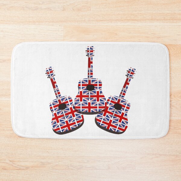 Item preview, Union Jack Flag covered Guitars - BRITPOP  designed and sold by KateVanFloofno1.