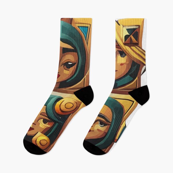 Item preview, cubist emoji designed and sold by Andre Faubert.