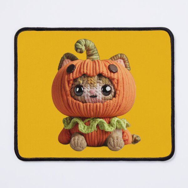 Item preview, Fall Cat In A Pumpkin Costume | Yellow designed and sold by PinkGoddessLove.