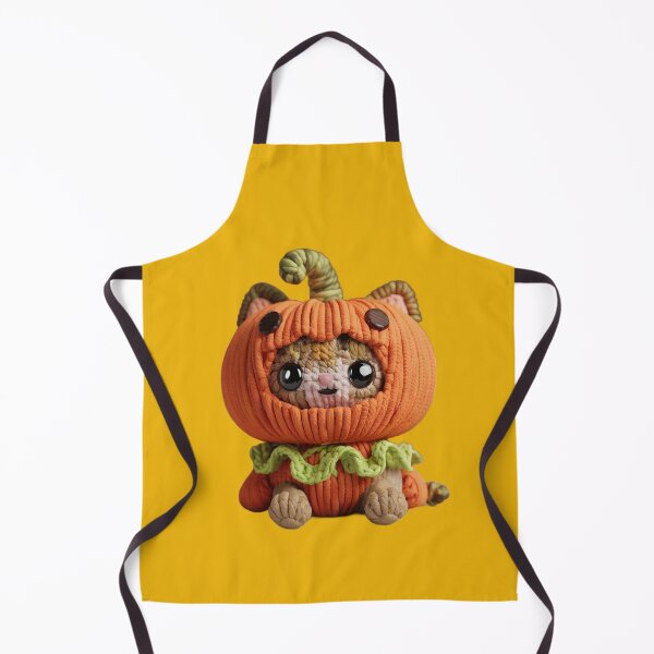 Item preview, Fall Cat In A Pumpkin Costume | Yellow designed and sold by PinkGoddessLove.