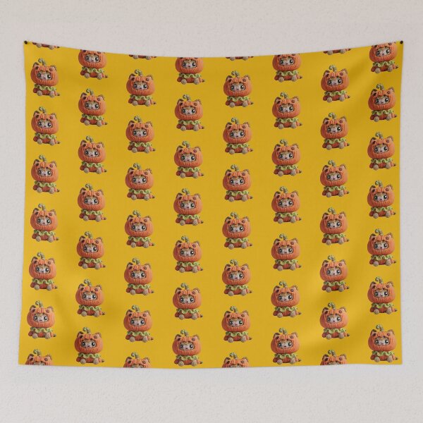 Item preview, Fall Cat In A Pumpkin Costume | Yellow designed and sold by PinkGoddessLove.
