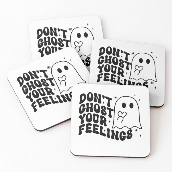 Item preview, Don't Ghost Your Feelings, Mental Health Halloween, School Psychologist,  ABA Therapist, Speech Therapy, BCBA, AAC designed and sold by behindthefacts.