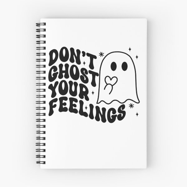 Item preview, Don't Ghost Your Feelings, Mental Health Halloween, School Psychologist,  ABA Therapist, Speech Therapy, BCBA, AAC designed and sold by behindthefacts.