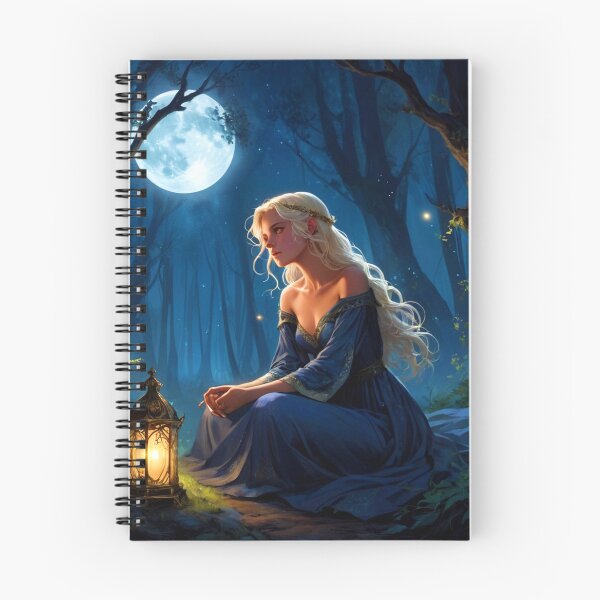 Item preview, Magical Forest Princess with Glowing Lantern designed and sold by Tom-Riley.