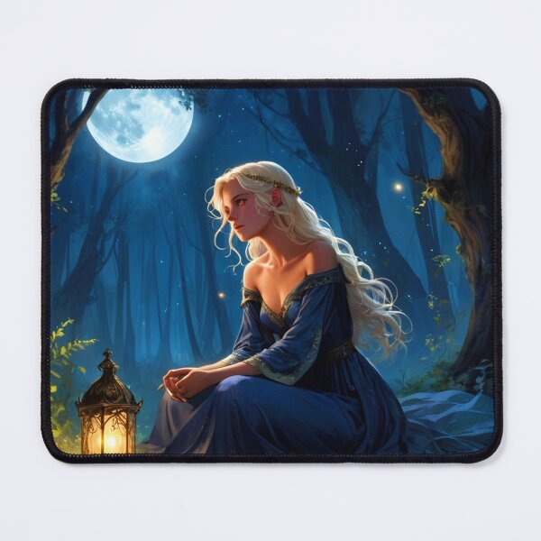 Item preview, Magical Forest Princess with Glowing Lantern designed and sold by Tom-Riley.