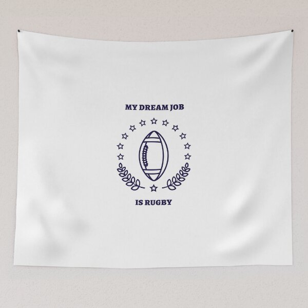 Item preview, My dream job is rugby t-shirt top shirt designed and sold by OAKDEN.
