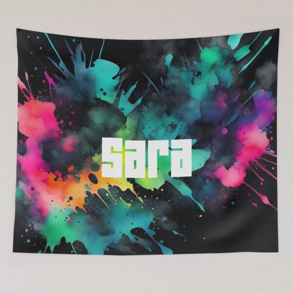 Item preview, Custom Neon Name Sara designed and sold by Gabriela McDaniel.