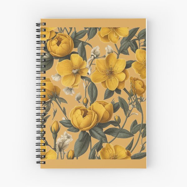 Item preview, Yellow flower print-Spring-September 21 designed and sold by Arte2077.
