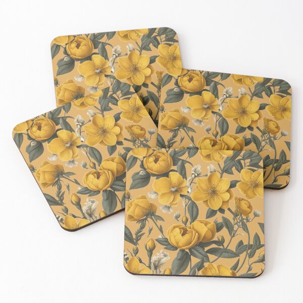 Item preview, Yellow flower print-Spring-September 21 designed and sold by Arte2077.