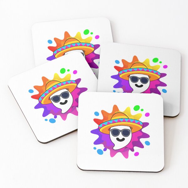 Item preview, Sombrero Ghost Boo: Cool & Spooky Splash Art designed and sold by Colorful-Garden.