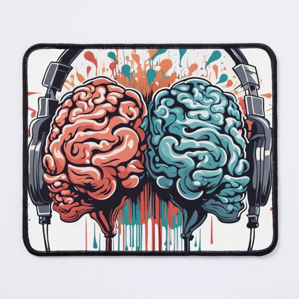 Item preview, Headphones to Brain - Summer 2024 designed and sold by HauntedOpera.