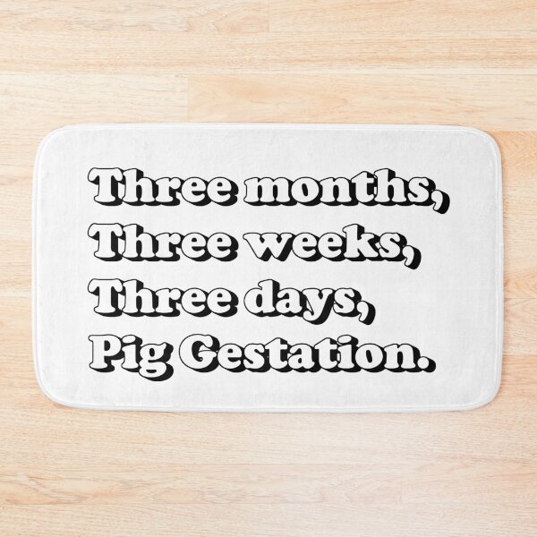 Item preview, Pig Gestation reminder designed and sold by dogfish-art.