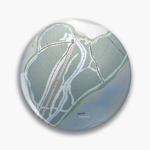 Item preview, Mont Sauvage Resort Trail Map designed and sold by Mapsynergy.