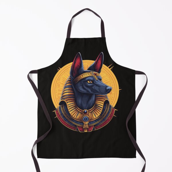 Item preview, A vibrant colorful design of the Egyptian God Anubis. designed and sold by HEMRO.