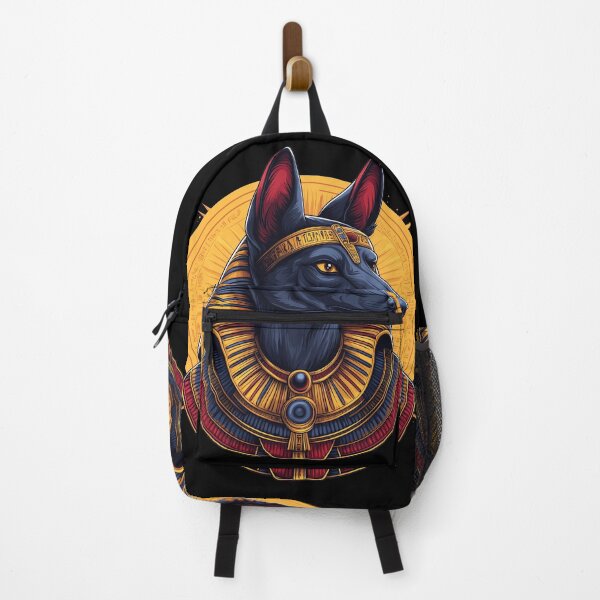 Item preview, A vibrant colorful design of the Egyptian God Anubis. designed and sold by HEMRO.