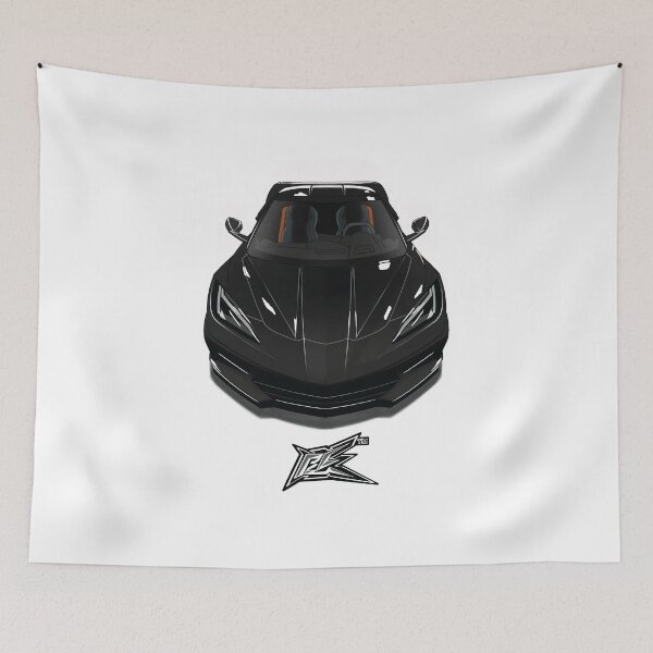 Item preview, corvette stingray c8 black  designed and sold by NaquashM.