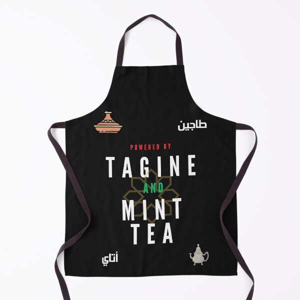 Item preview, Powered by Tagine and Mint Tea T-Shirt - Perfect for Moroccan Food Lovers designed and sold by Diido17.