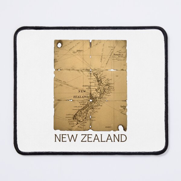 Item preview, A Vintage Map of New Zealand designed and sold by GoodOldVintage.
