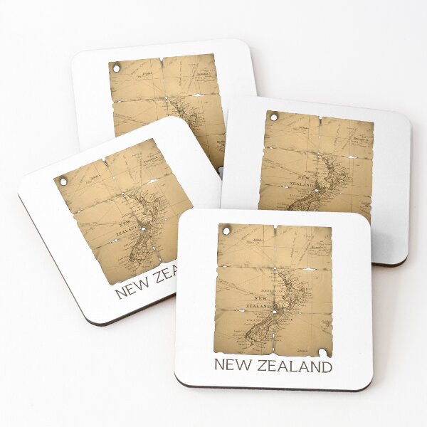 Item preview, A Vintage Map of New Zealand designed and sold by GoodOldVintage.