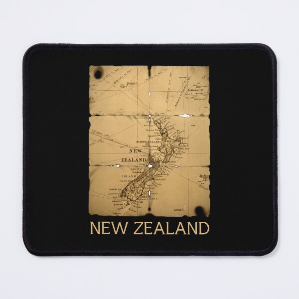 Item preview, A Vintage Map of New Zealand designed and sold by GoodOldVintage.