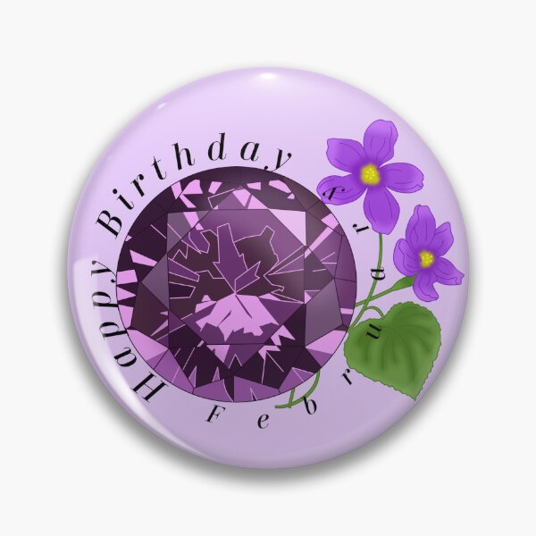 Item preview, Birthday Stones - February designed and sold by Unitoon.