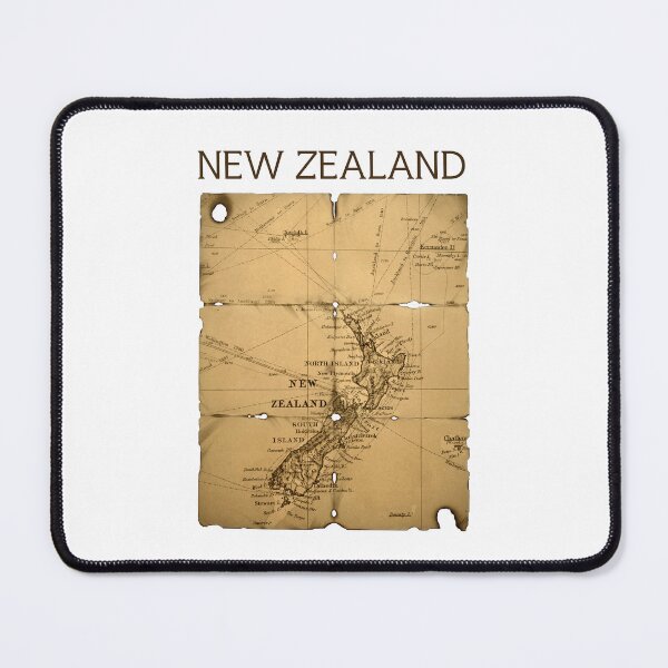 Item preview, A Vintage Map of New Zealand designed and sold by GoodOldVintage.