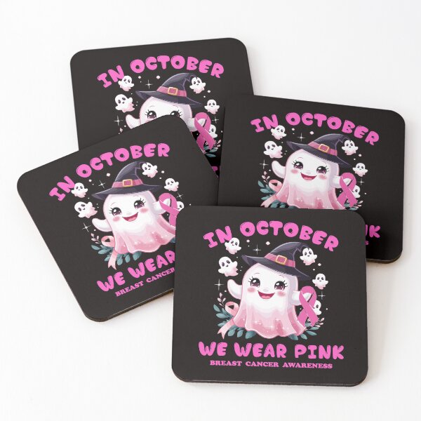 Item preview, In October We Wear Pink Breast Cancer Awareness Halloween designed and sold by AxelBrook.