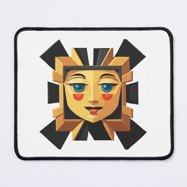 Item preview, cubist emoji designed and sold by Andre Faubert.