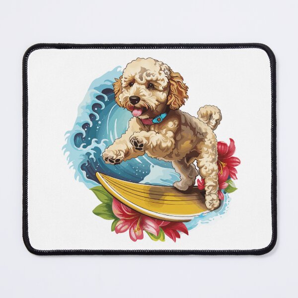 Item preview, Surfing Poodle designed and sold by VelvetRoom.