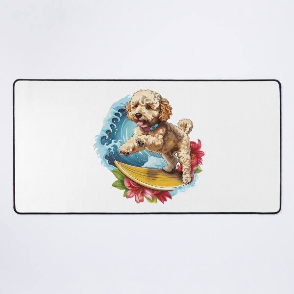 Item preview, Surfing Poodle designed and sold by VelvetRoom.