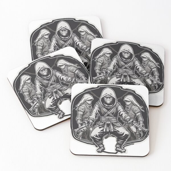 Item preview, trio of ninjas designed and sold by aunins7.