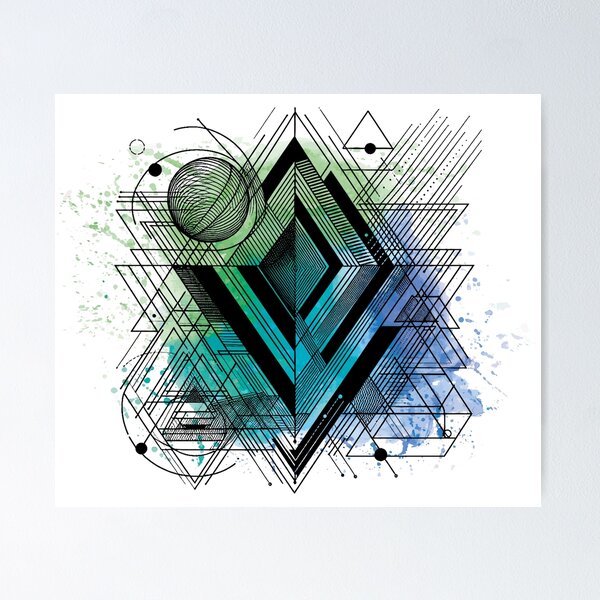 Item preview, Geometric Splash designed and sold by ByVhari.