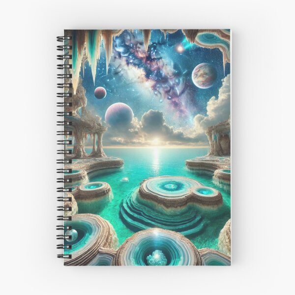 Item preview, Celestial Crystal Cavern Overlooking the Ocean designed and sold by Meta2Physical.