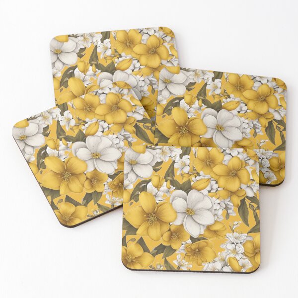 Item preview, Spring print design - yellow flowers - September 21 designed and sold by Arte2077.