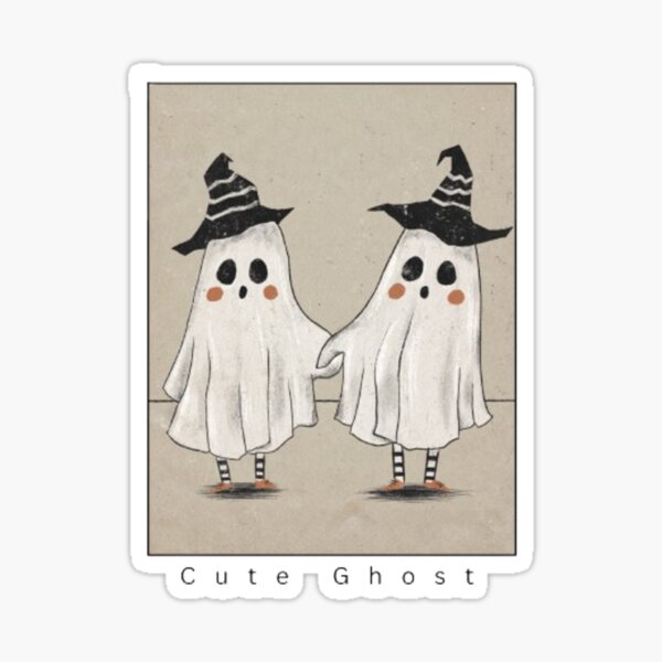 Item preview, The Cute Ghost designed and sold by PrintAuraY.