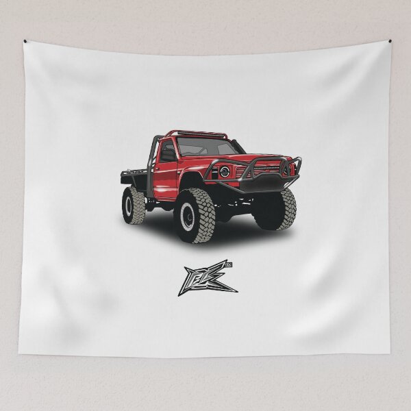 Item preview, nissan patrol y60 ute red  designed and sold by NaquashM.